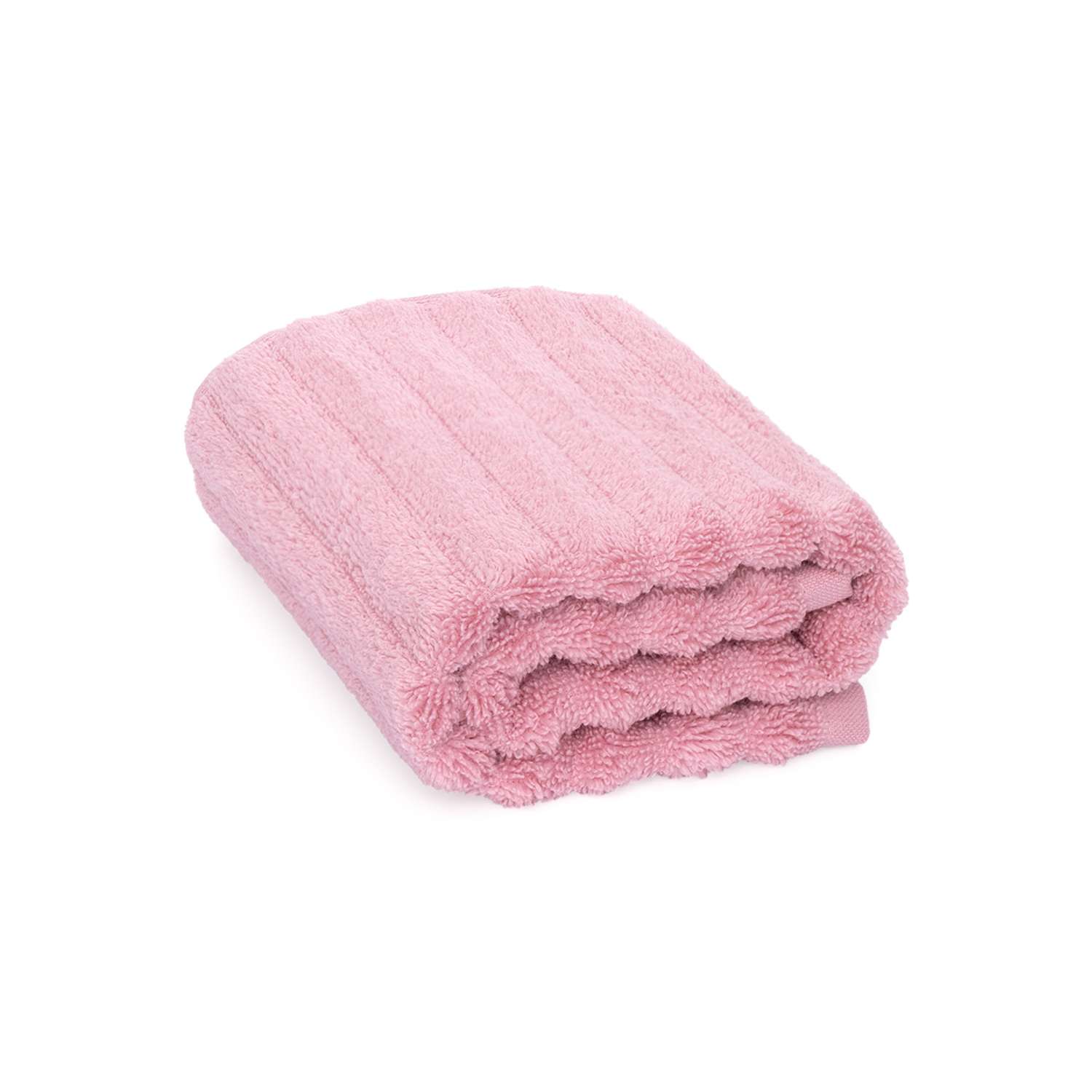 Полотенце махровое LUCKY Волна 40x60 см 100% хлопок розовый - фото 3