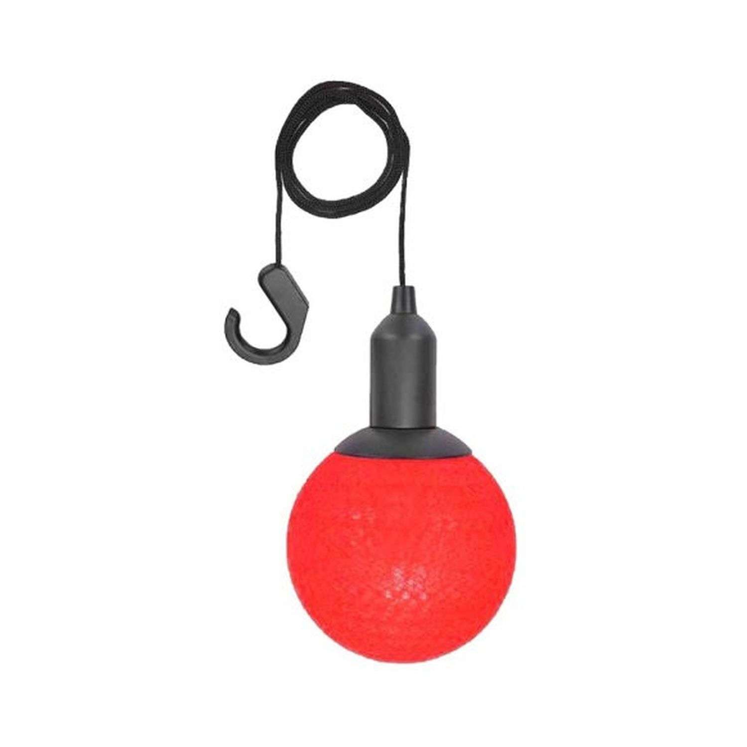 Лампа Uniglodis Подвесная с крючком красный - фото 2