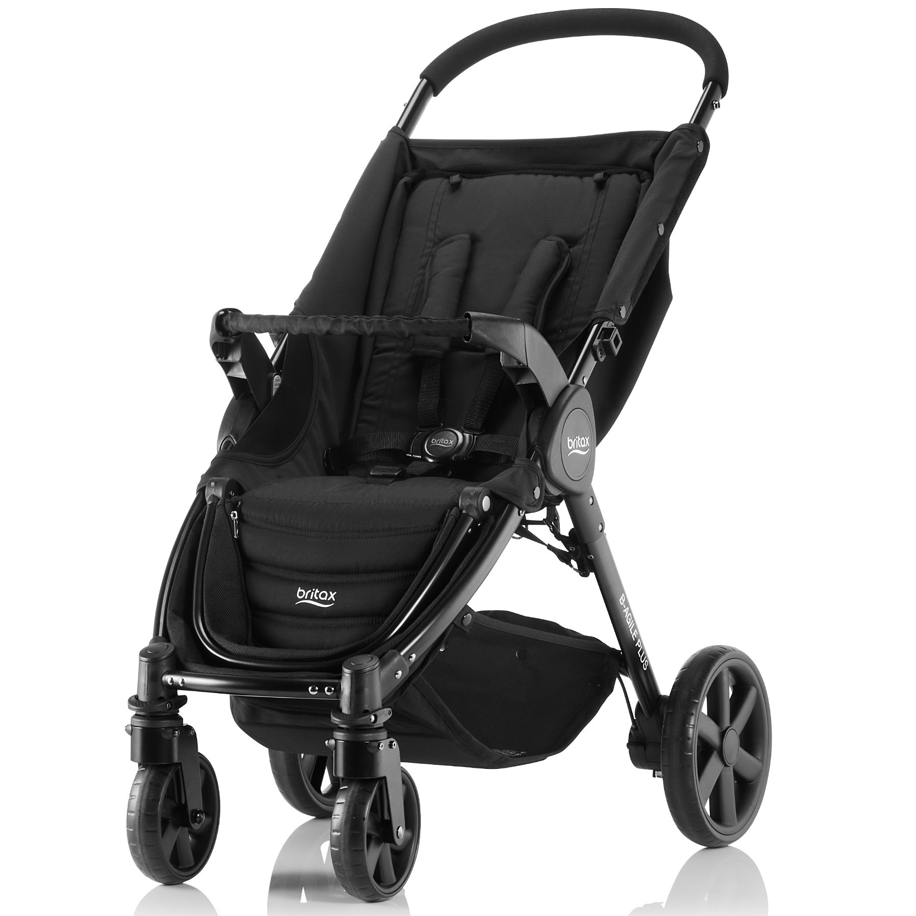 Коляска прогулочная Britax B-Agile 4 Plus Cosmos Black+Капор Football Edition - фото 2