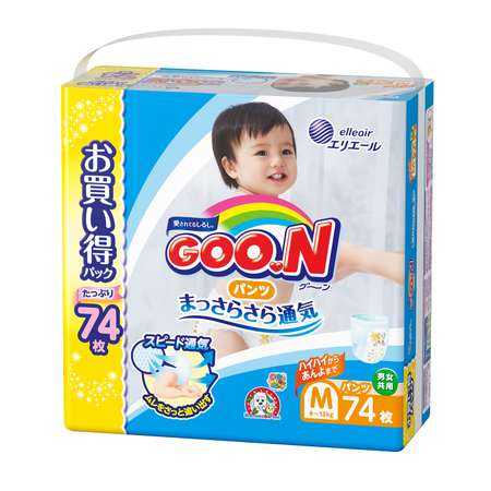 Подгузники-трусики Goon М 6-12кг 74шт