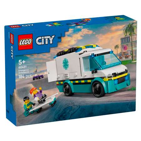 Конструктор детский LEGO City Машина Скорой помощи