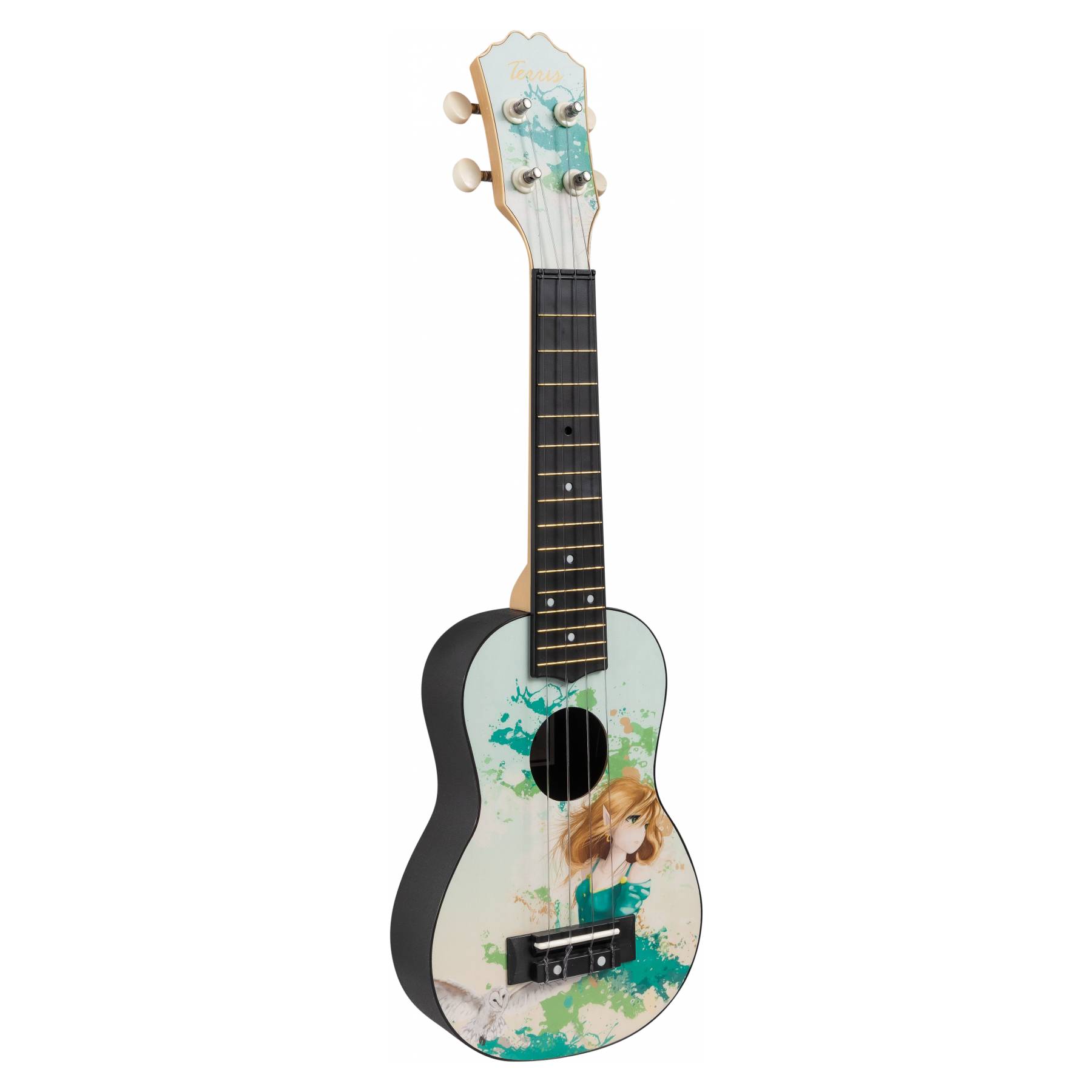 Гитара гавайская Terris укулеле сопрано PLUS-70 ELF - фото 5