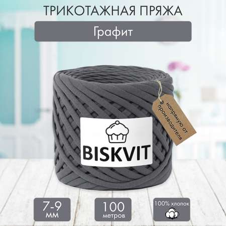 Трикотажная пряжа BISKVIT Графит