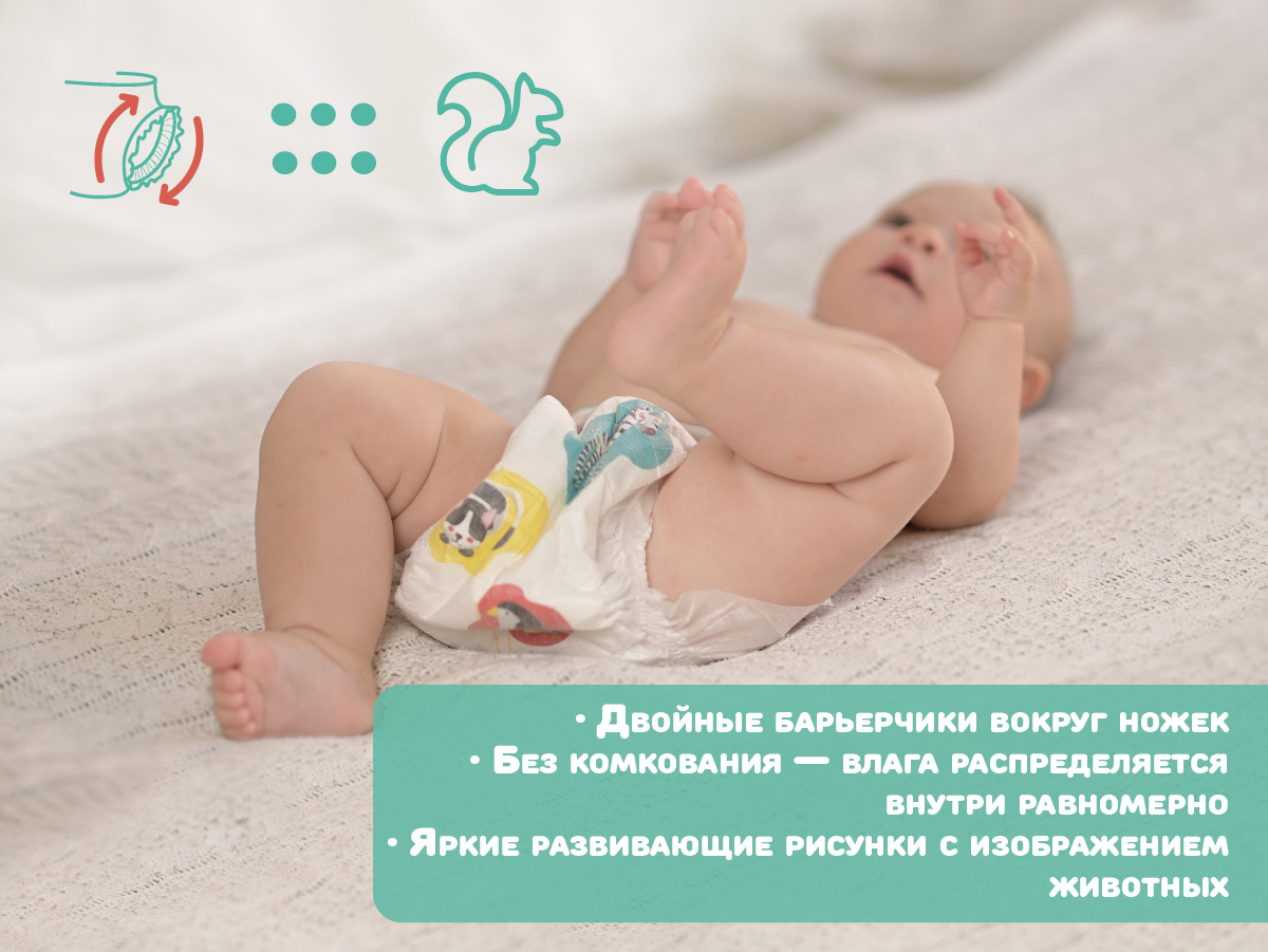 Трусики INOCHIBABY M 64 шт. - фото 5