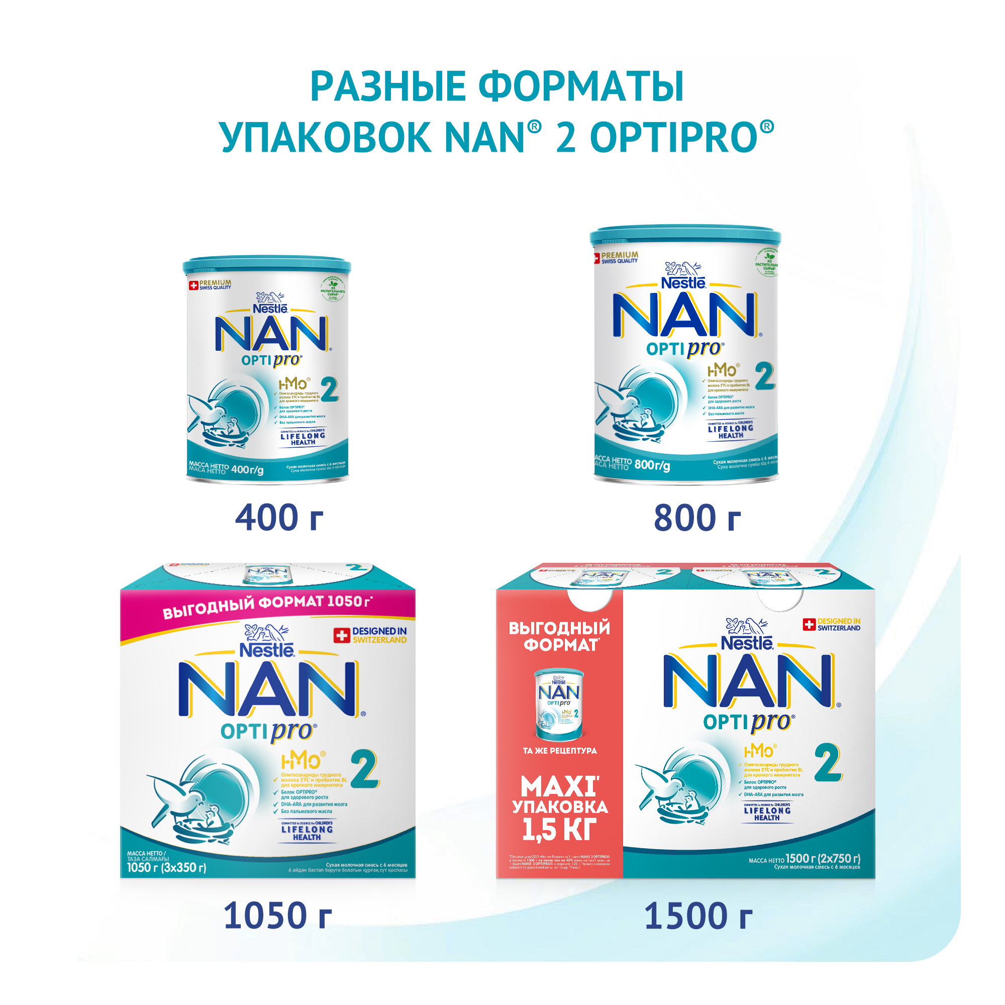 Смесь молочная Nan 2 Optipro 1500г с 6месяцев - фото 10