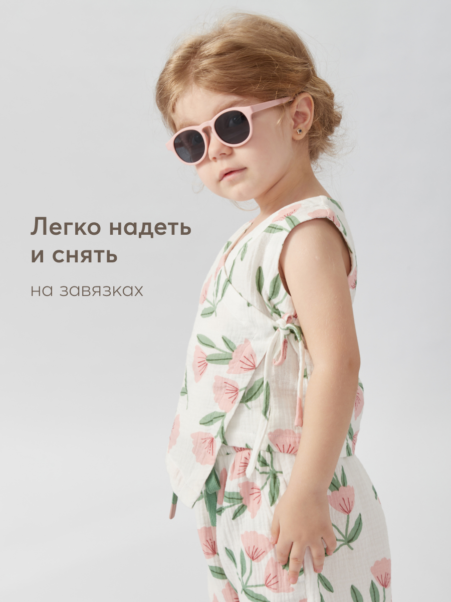 Халат HAPPY BABY 88194_pink flower - фото 3