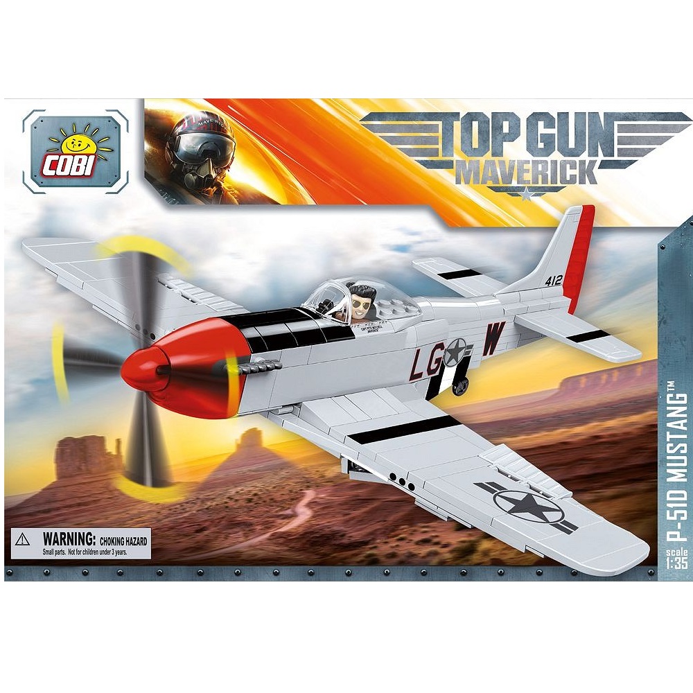 Конструктор COBI Самолет Top Gun Mustang P-51d 265pc Set - фото 8