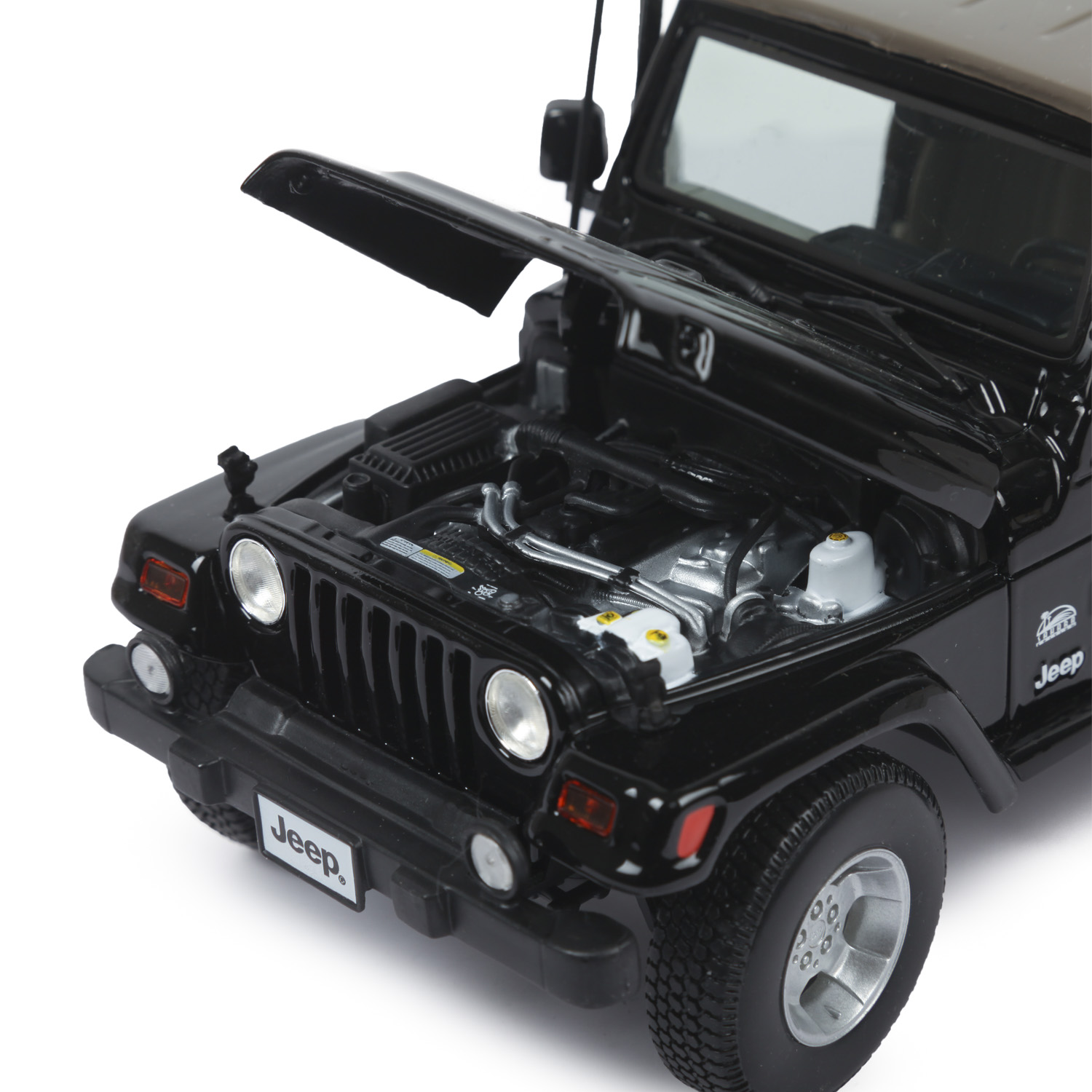 Автомобиль MAISTO Jeep 1:18 без механизмов черный 31662 - фото 7