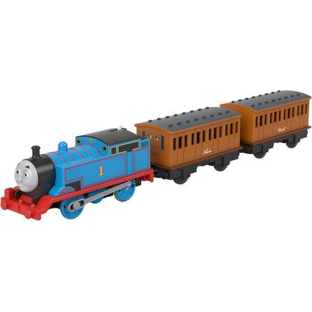 Паровозик Thomas & Friends Железная дорога Лучшие моменты Томас и пассажирские вагончики моторизированный GPJ57