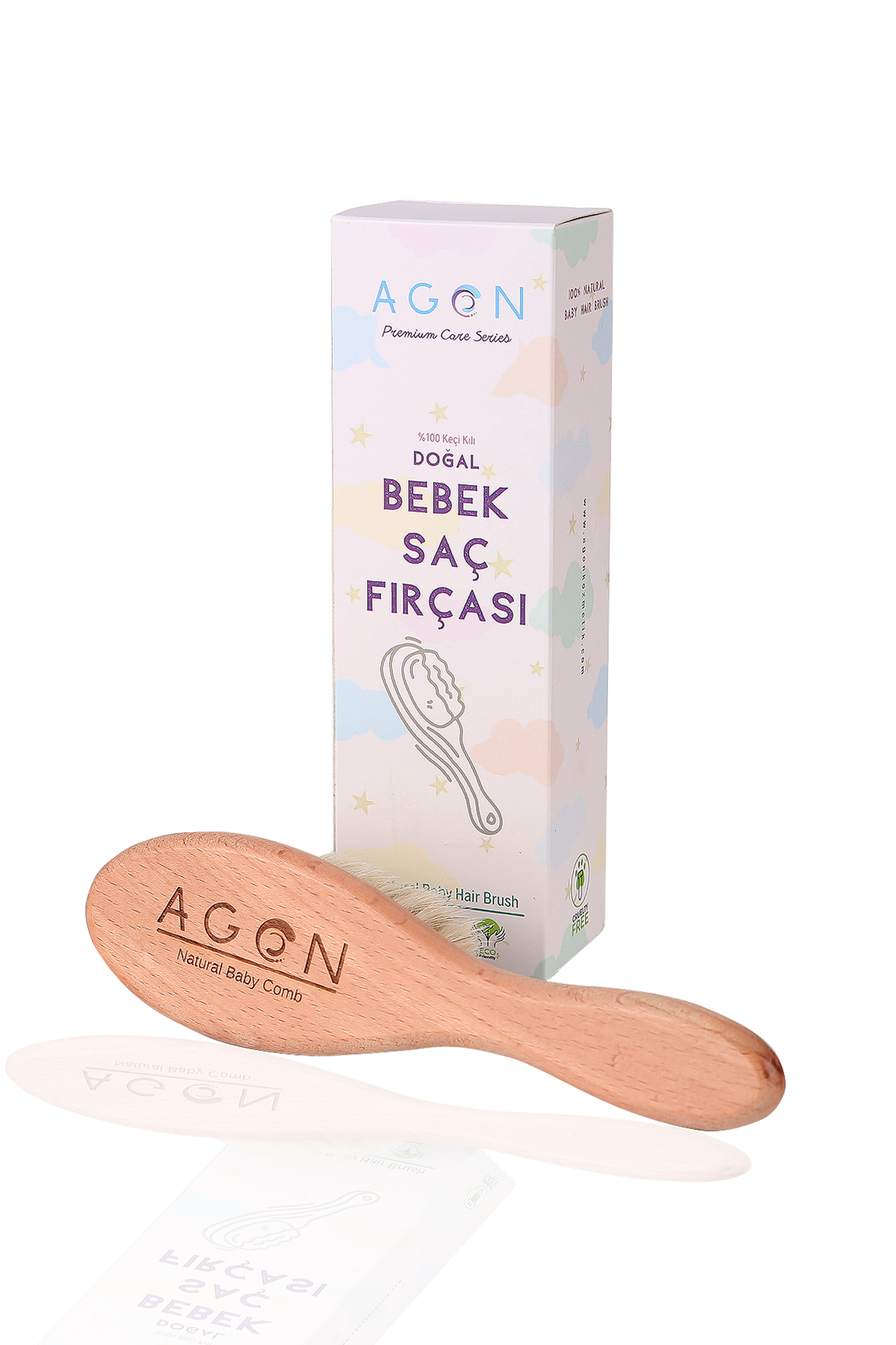 Детская щетка AGON из козьей щетины - фото 8