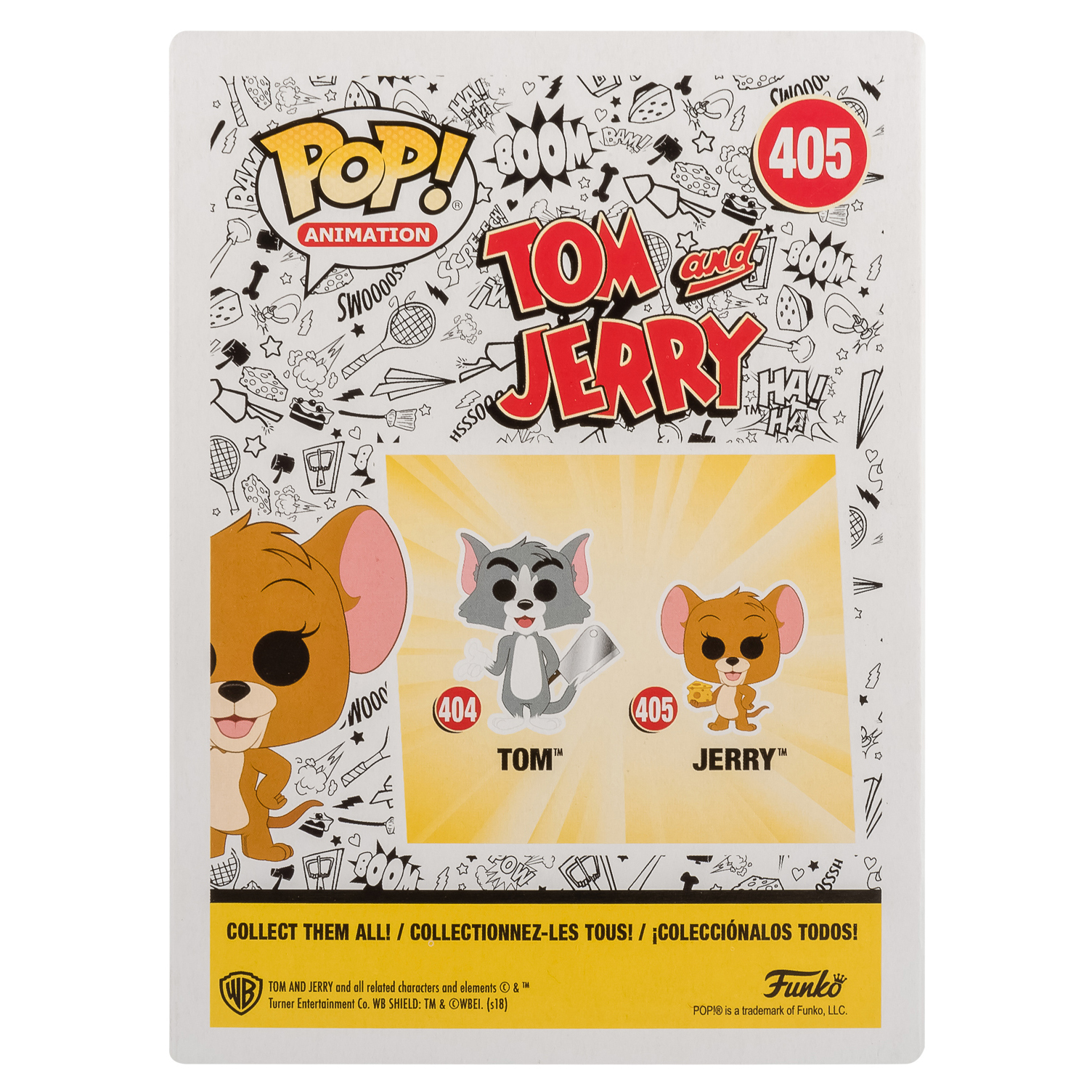 Фигурка Funko Pop vinyl Tom and Jerry Jerry купить по цене 49 ₽ в  интернет-магазине Детский мир