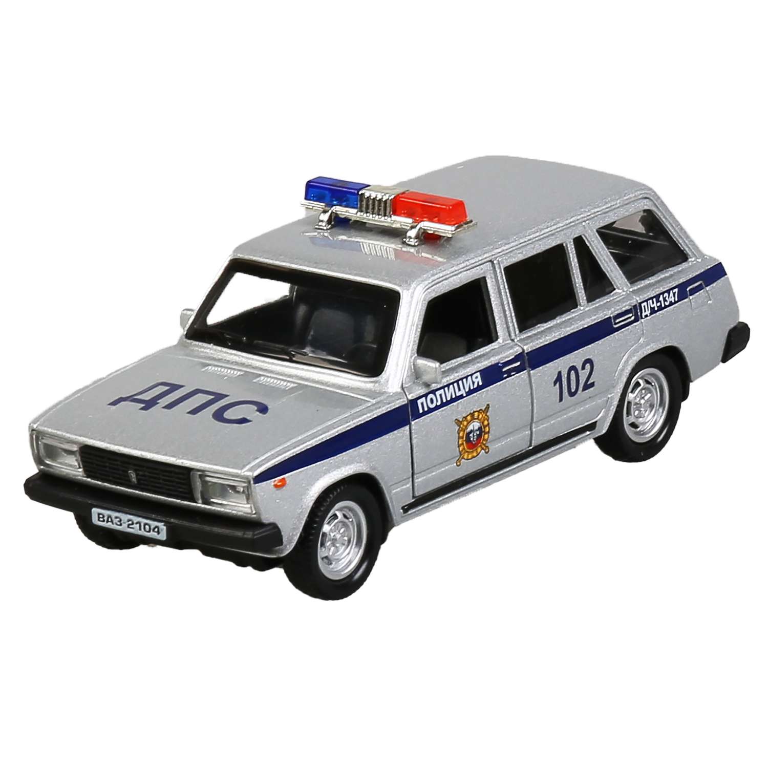 Машина Технопарк ВАЗ-2104 Жигули Полиция 300026 300026 - фото 1
