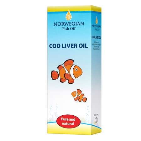 Омега 3 Norwegian fish oil Жир печени трески 240мл