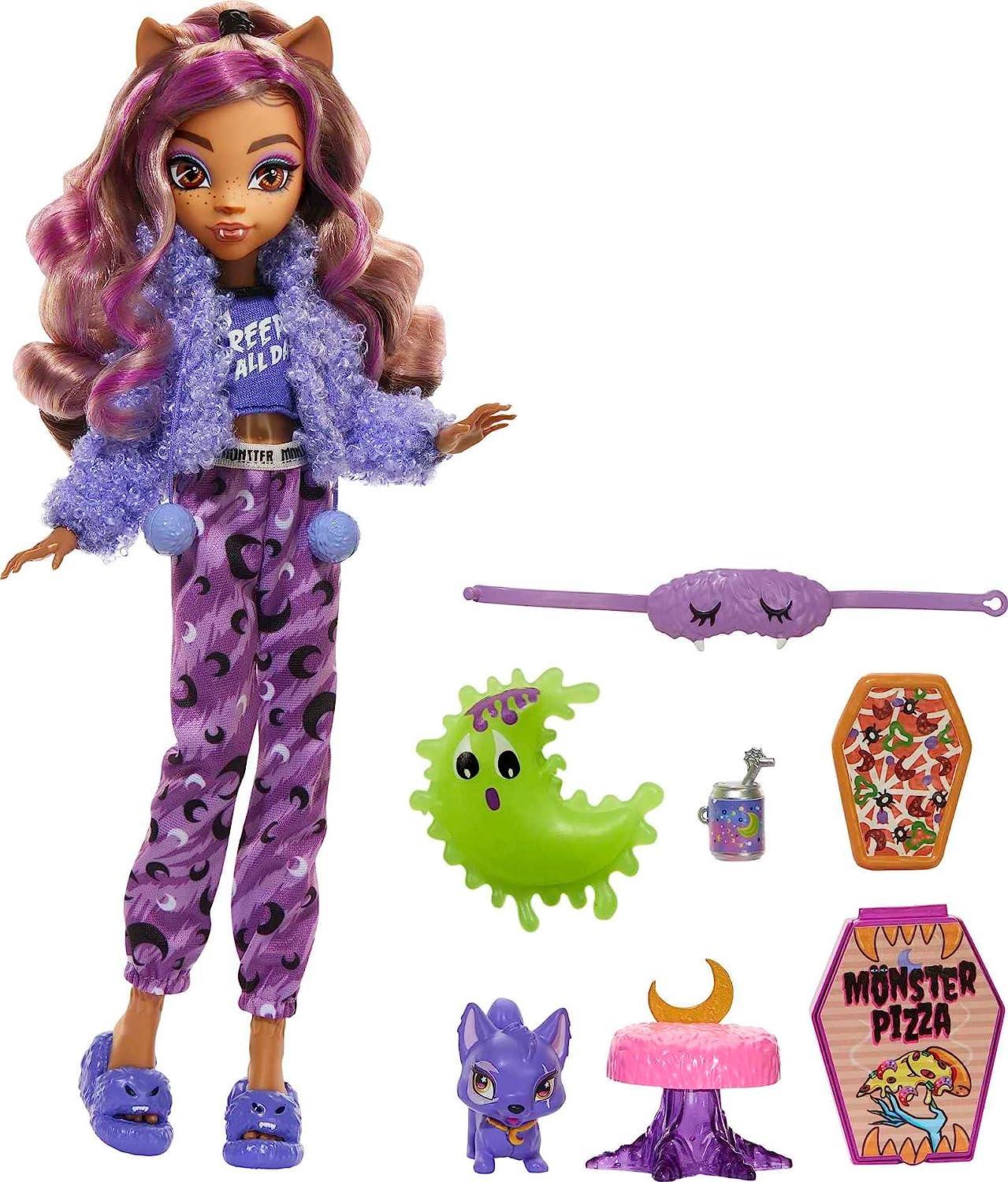 Кукла Monster High Creepover Party Clawdeen HKY67 HKY67 - фото 1