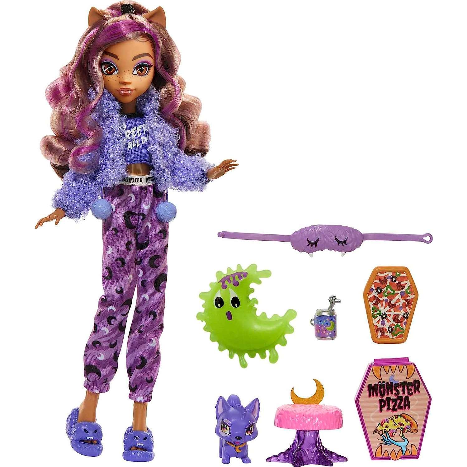 Кукла Monster High Creepover Party Clawdeen HKY67 HKY67 - фото 1