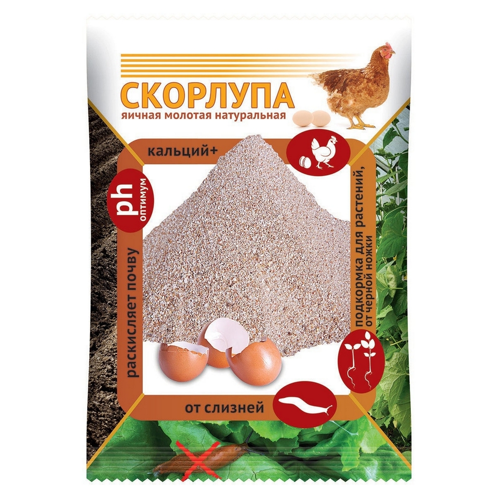 Кормовая добавка Ваше Хозяйство для кур и птиц Скорлупа яичная 1.5кг - фото 1