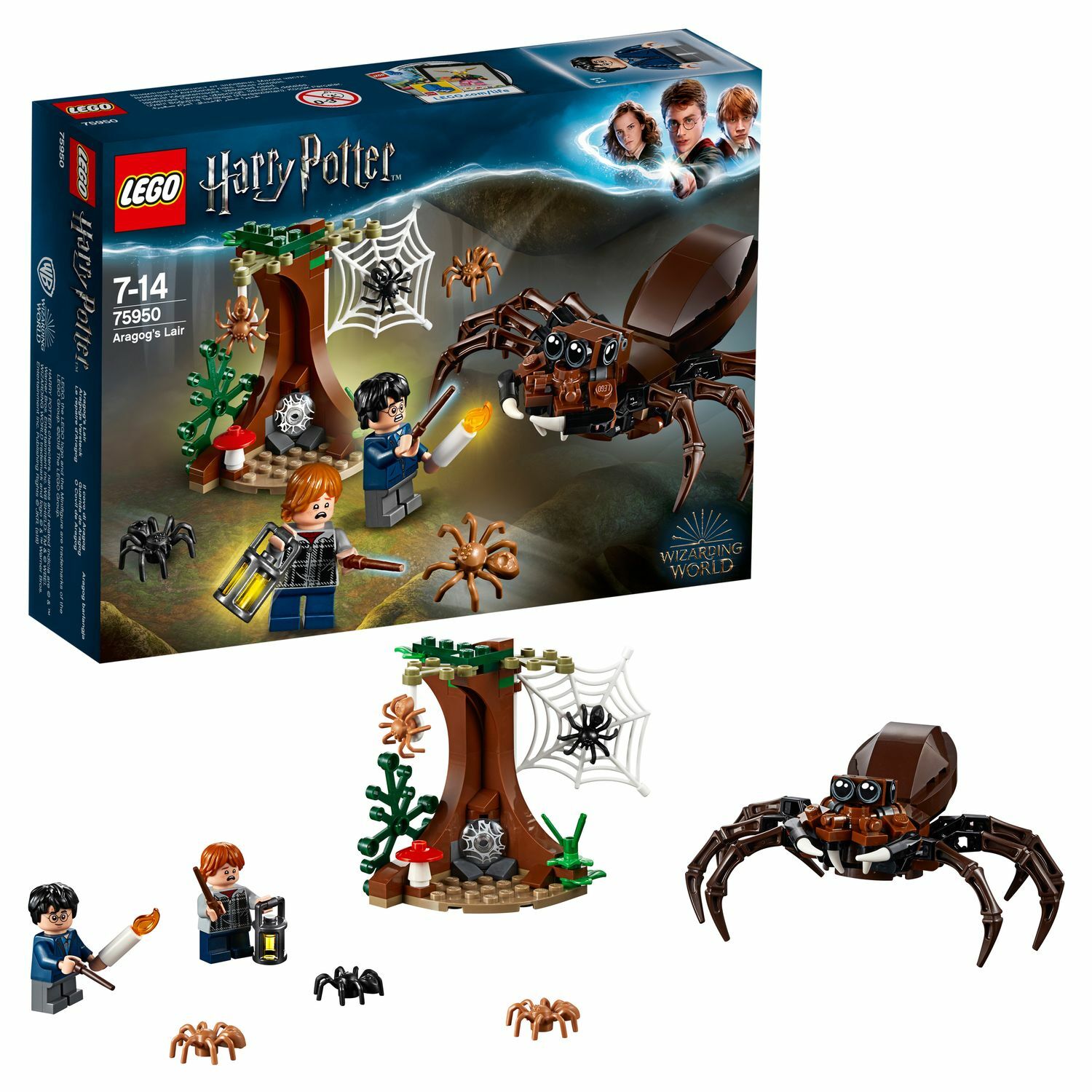 Конструктор LEGO Harry Potter Логово Арагога 75950 купить по цене 1499 ₽ в  интернет-магазине Детский мир