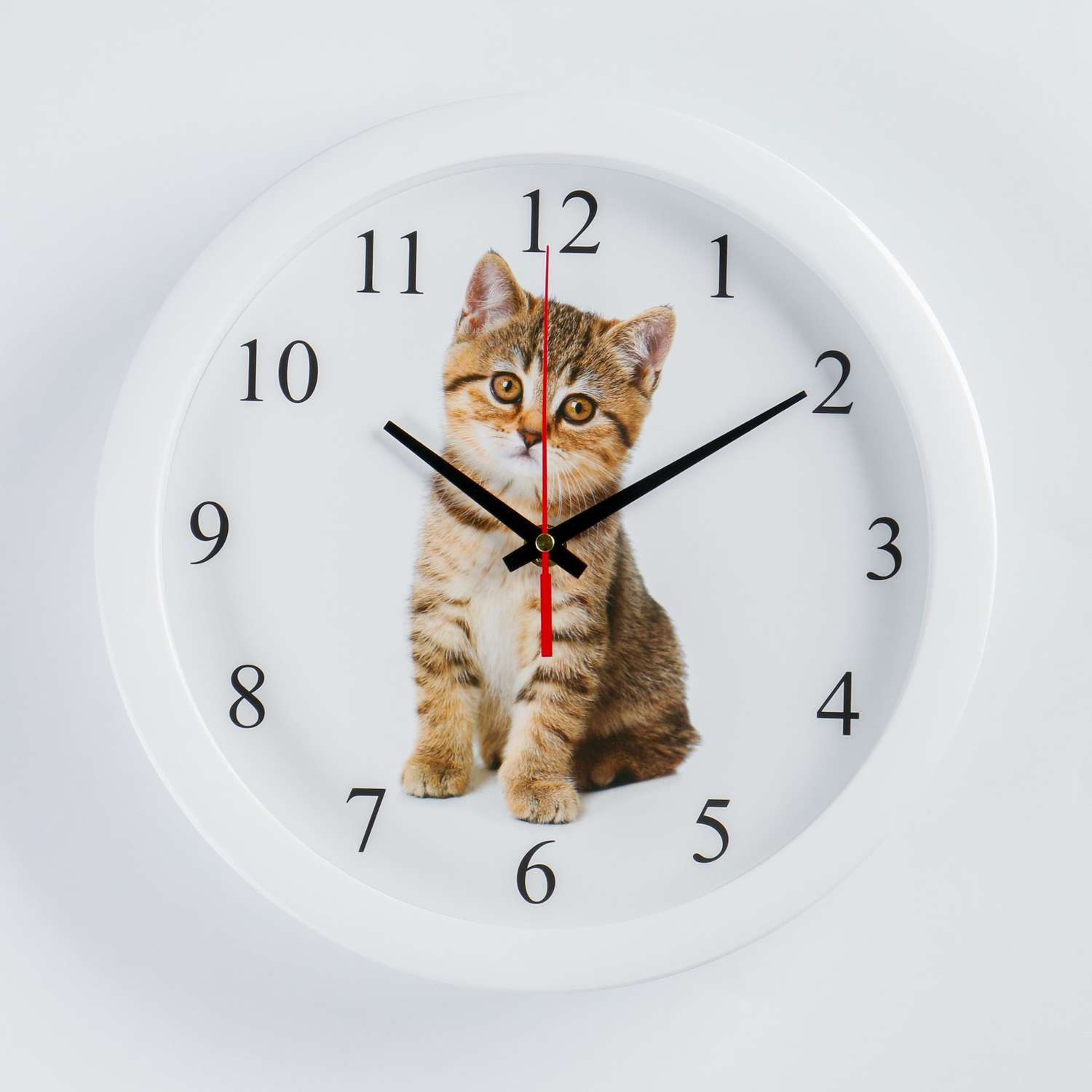 Часы настенные Соломон «Котенок» d-28 см - фото 1