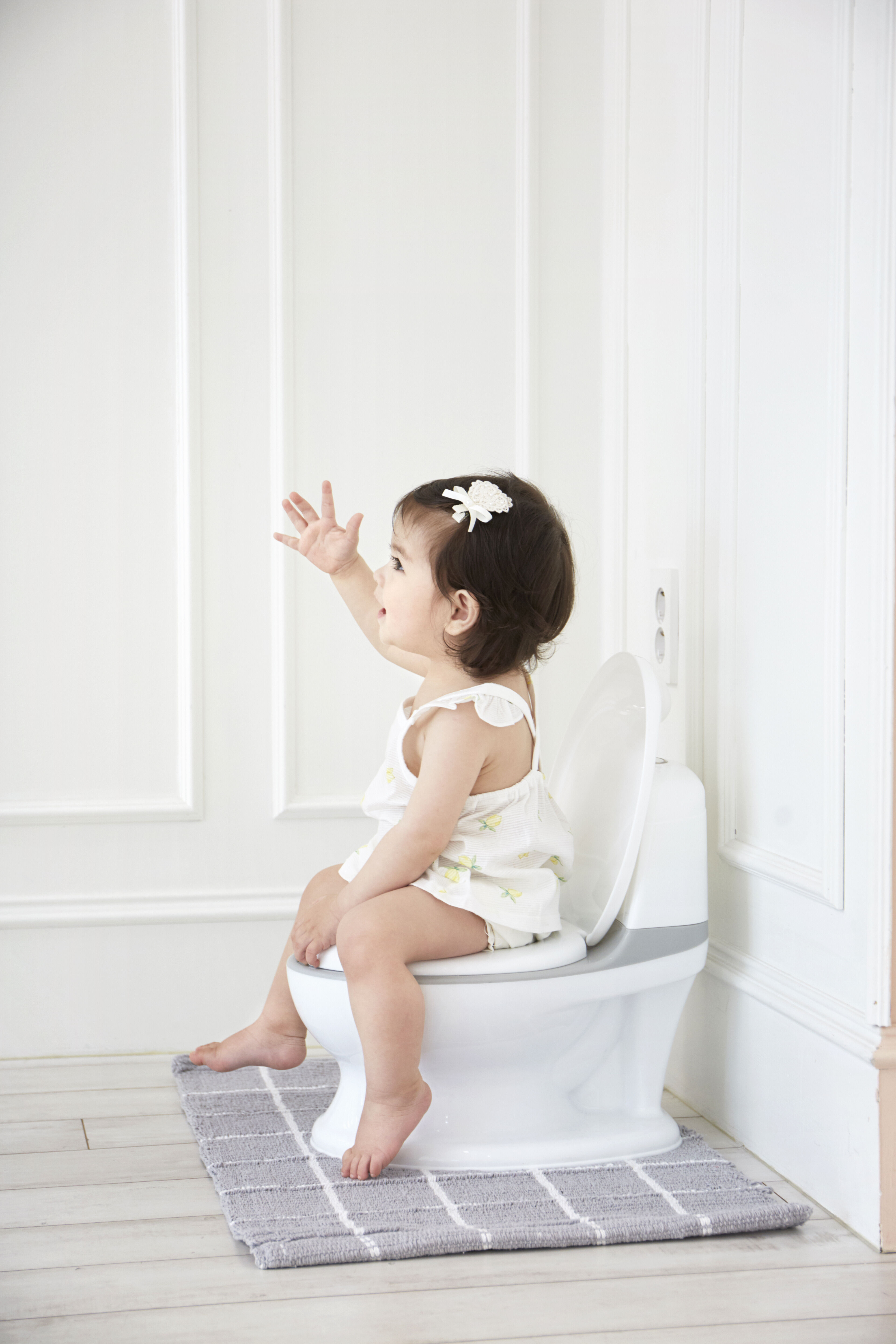 Детский горшок Ifam EASY DOING BABY POTTY со звуком серый - фото 3