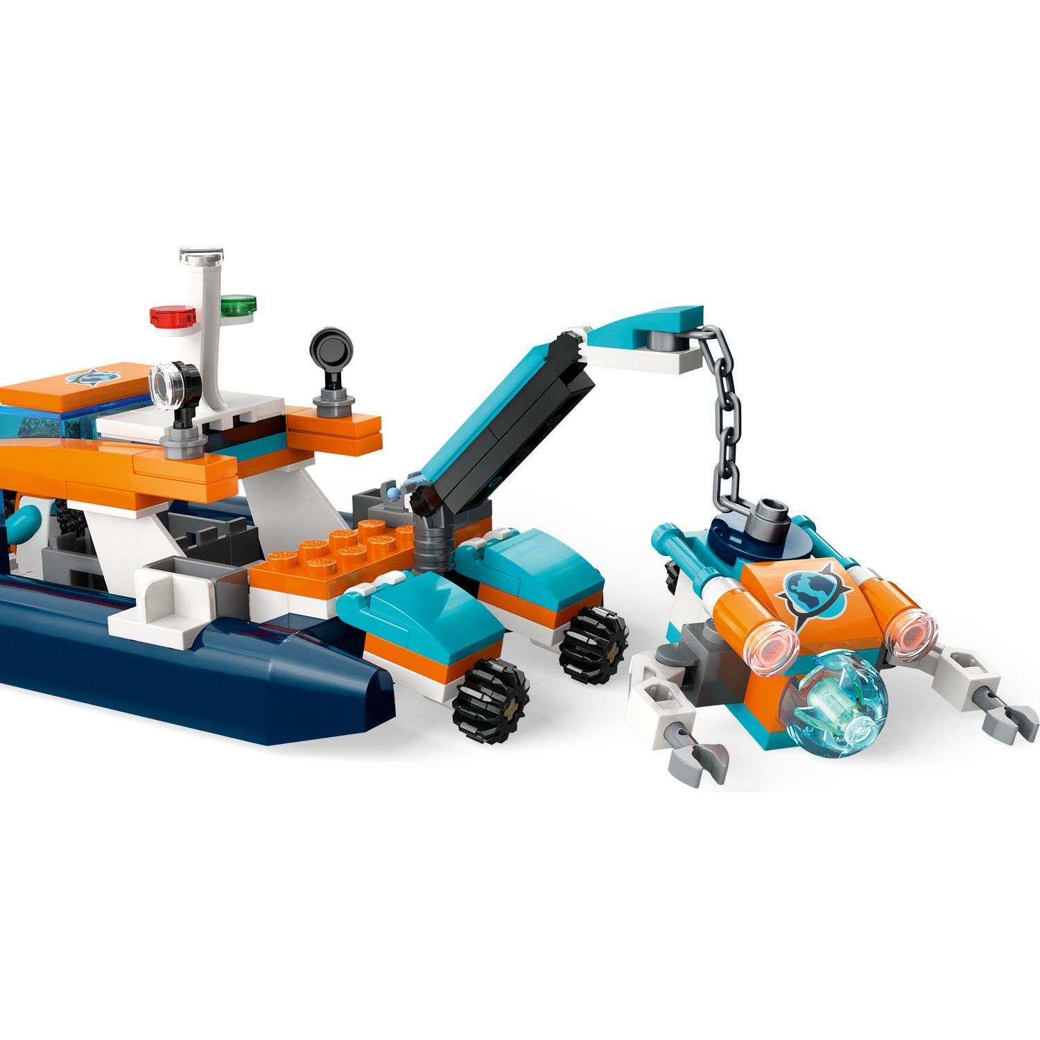 Конструктор LEGO City Explorer Diving Boat 60377 - фото 5