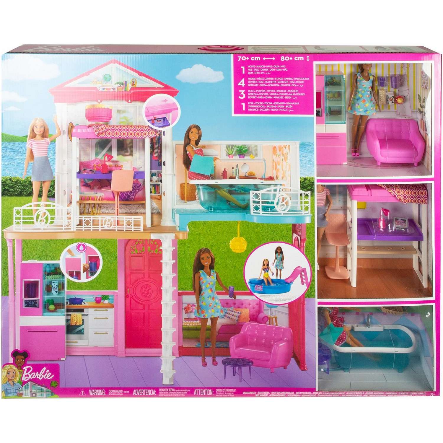 Набор игровой Barbie дом+куклы +аксессуары GLH56 GLH56 - фото 2