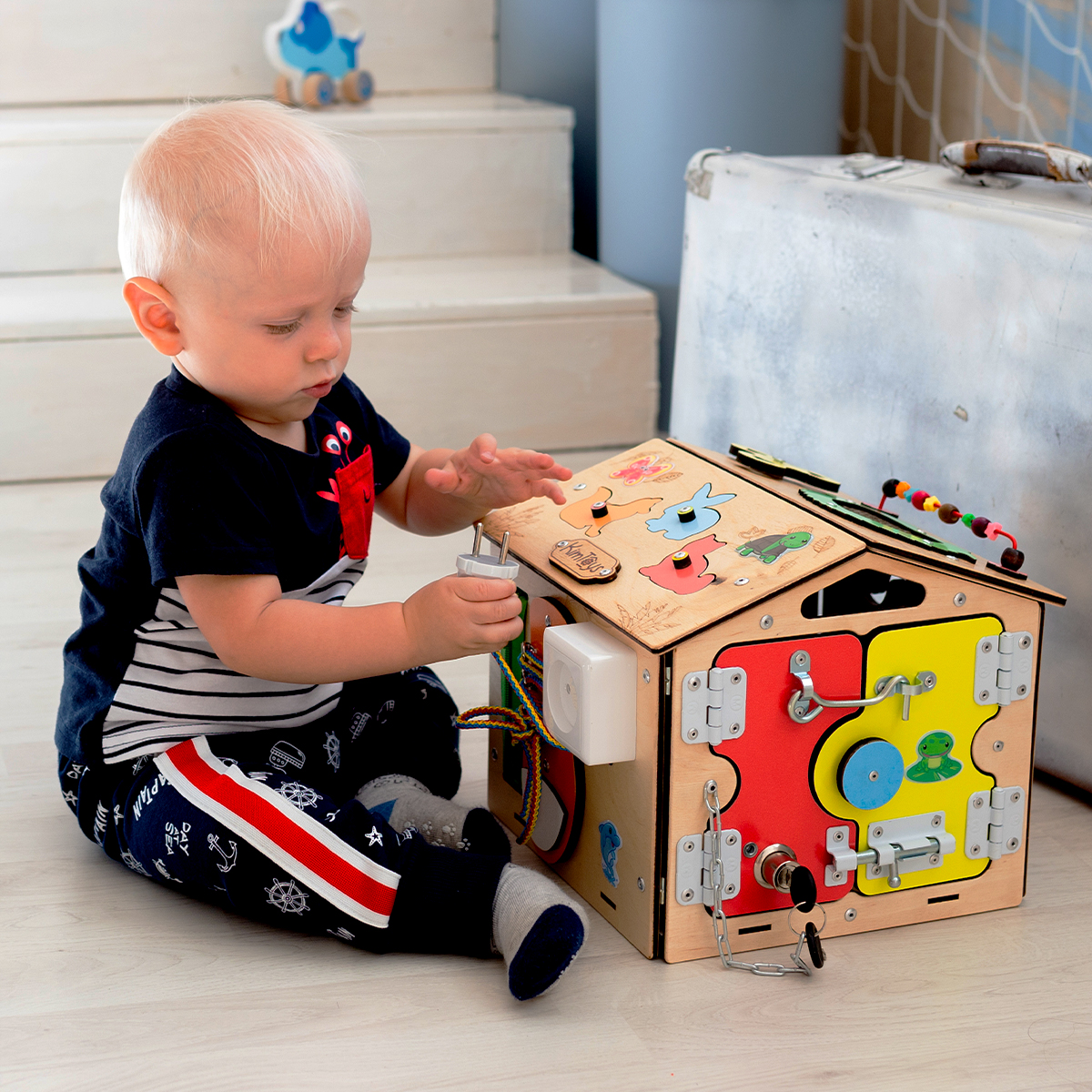 Бизиборд KimToys Домик-игрушка для девочек и мальчиков - фото 15