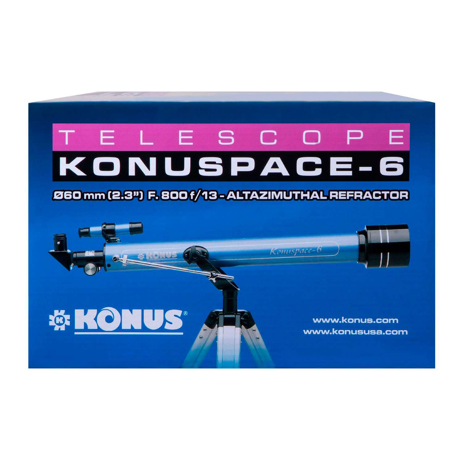 Телескоп Konus Konuspace-6 60/800 AZ - фото 17