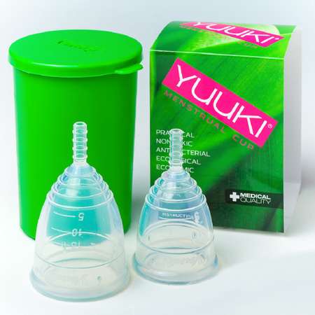 Набор менструальных чаш YUUKI Soft размеры L и S