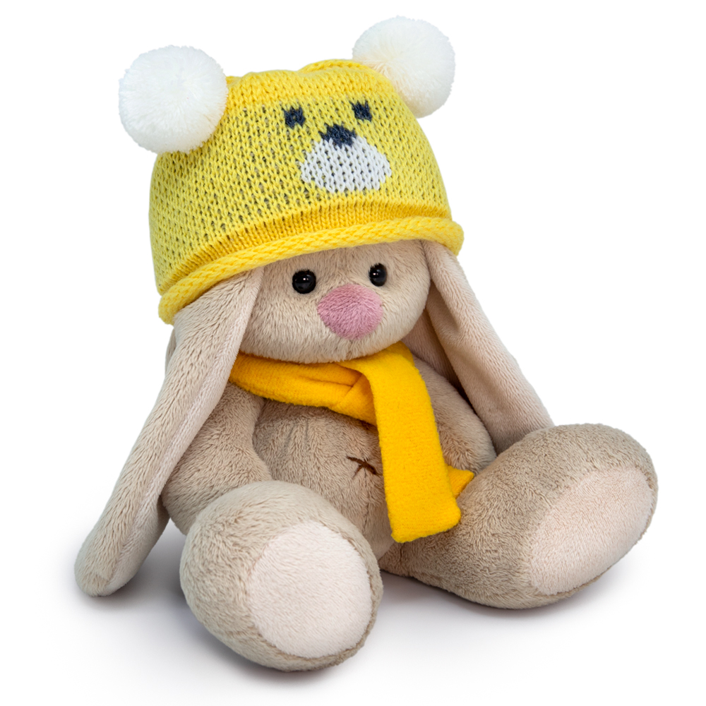 Мягкая игрушка BUDI BASA Зайка Ми в шапке Медвежонок 15 см SidX-500 - фото 2
