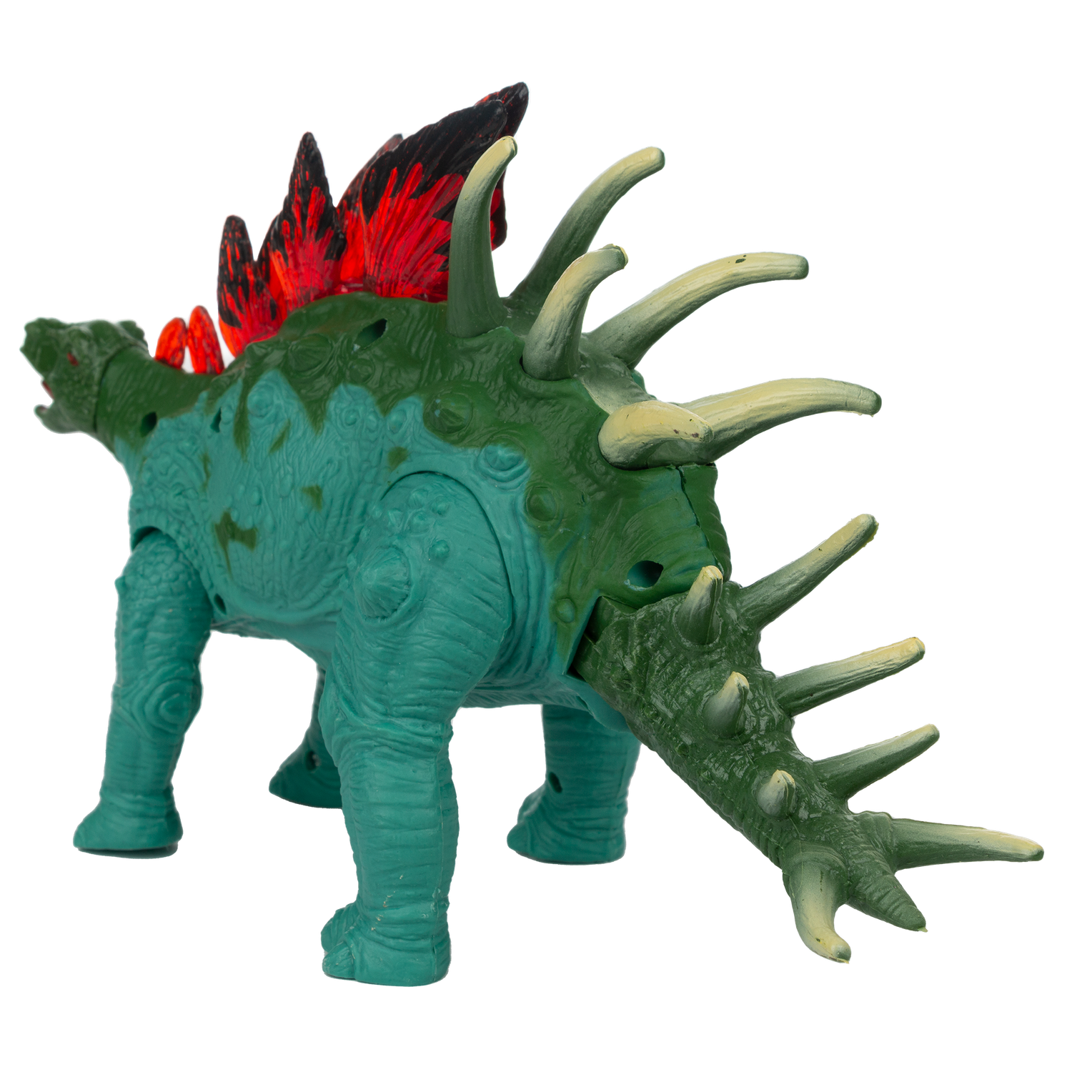 Игрушка анимационная KiddiePlay Фигурка динозавра - Стегозавр со световым и звуковым эффектом - фото 4