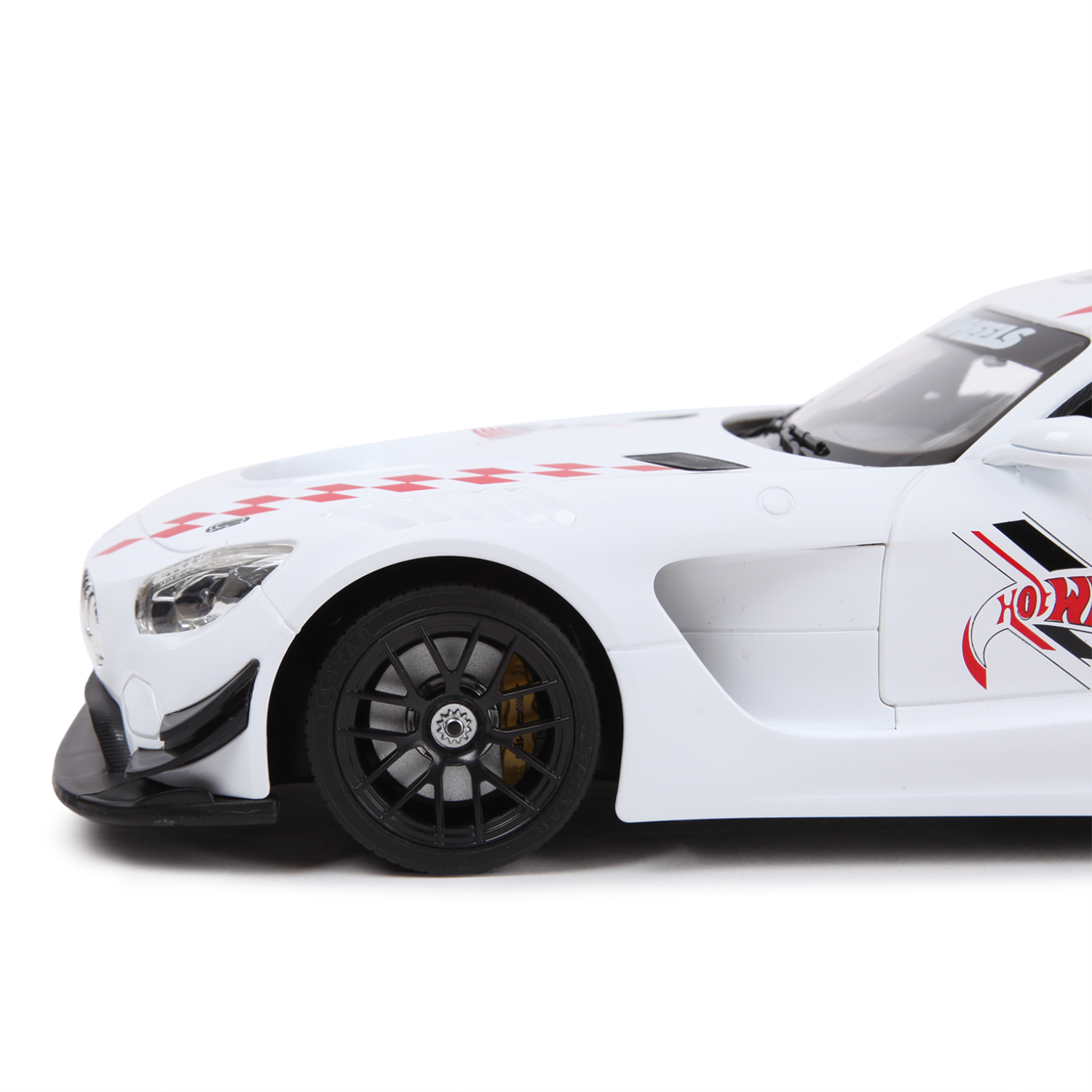 Машина Hot Wheels РУ 1:14 Mercedes AMG GT3 74100-1 - фото 6