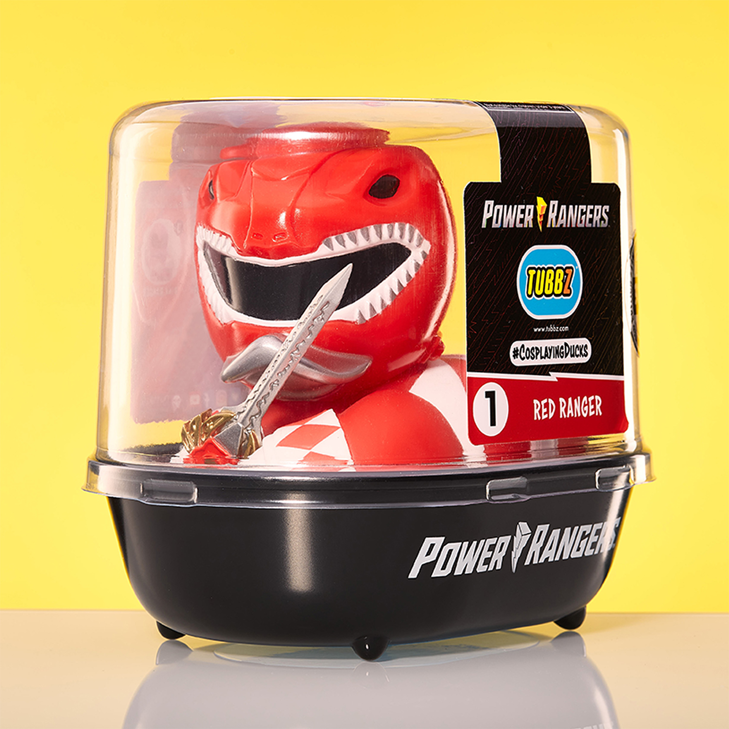 Фигурка Power Rangers Утка Tubbz Красный рейнджер - фото 16