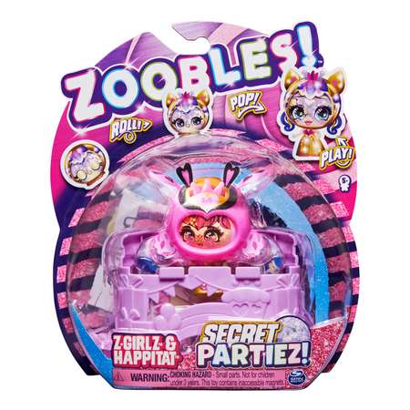 Набор ZOOBLES Малышка ЗУ Секретная вечеринка Ladybug 6061945/20137631