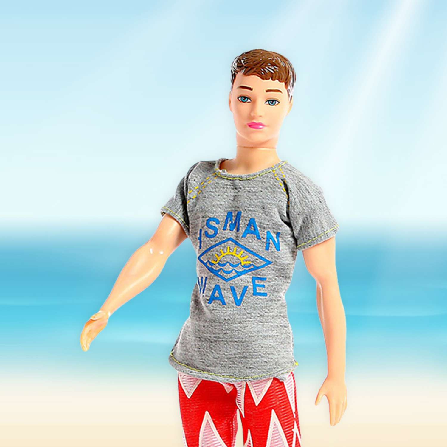Кукла-модель Sima-Land Модель «Кен на пляже»с аксессуарами 4411810 - фото 4