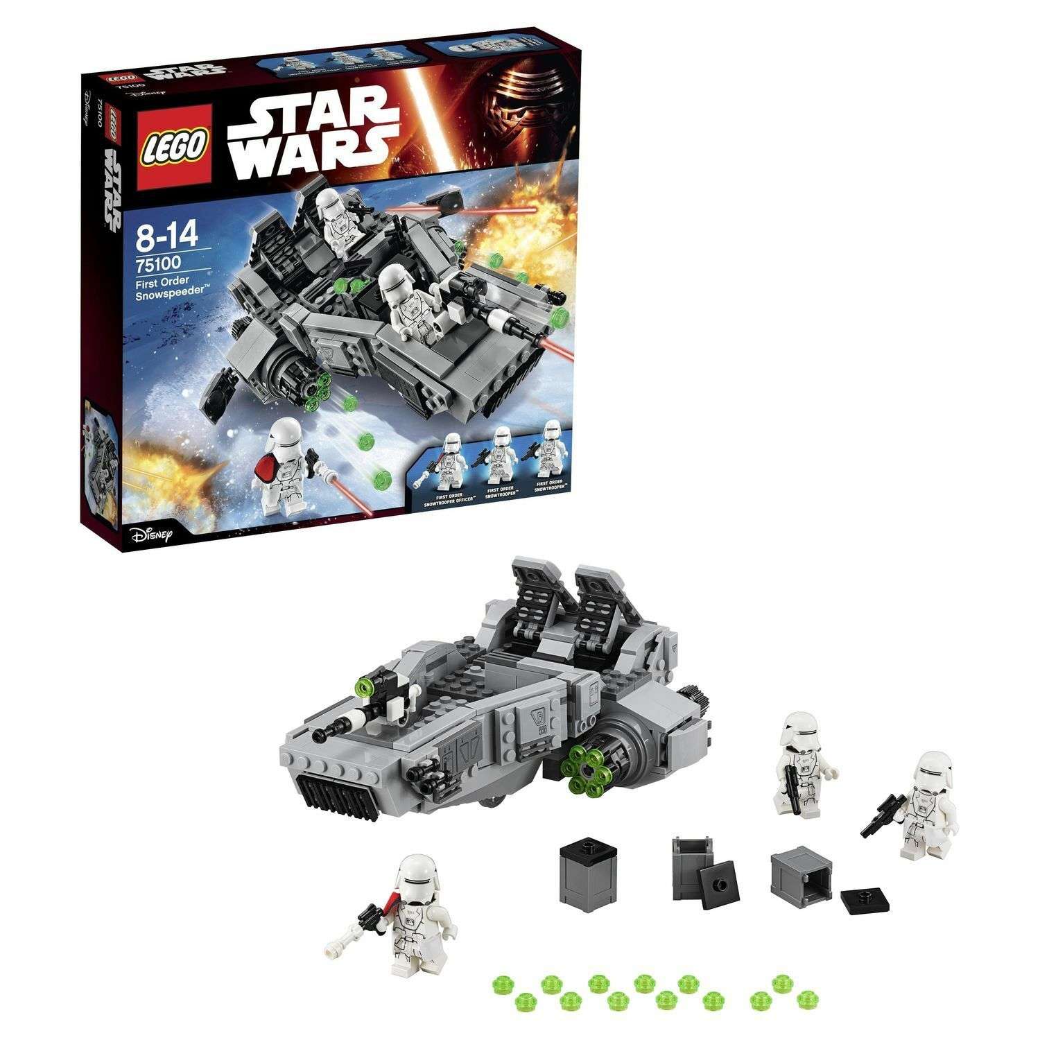 Конструктор LEGO Star Wars TM Снежный спидер Первого Ордена (First Order Snowspeeder™) (75100) - фото 1