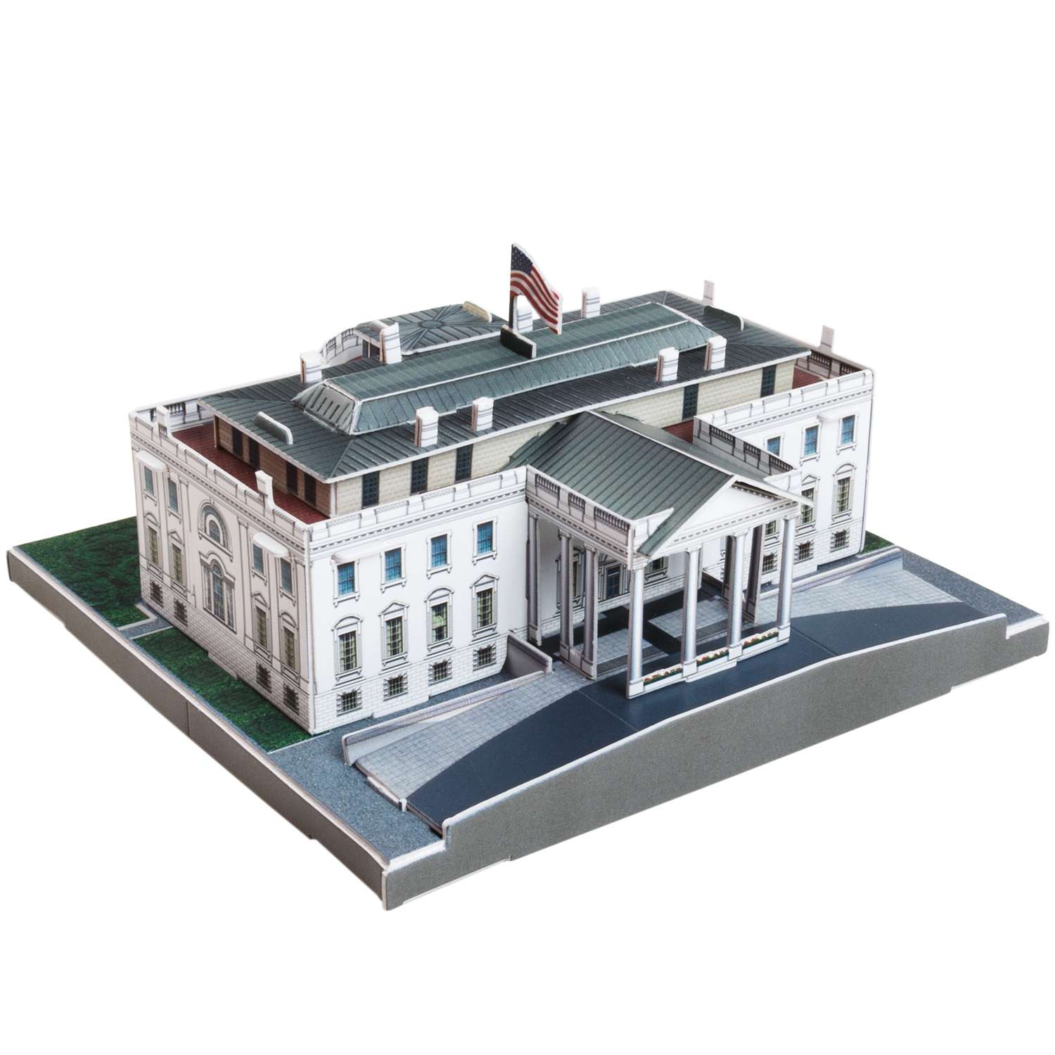 Сборная модель Умная бумага Города в миниатюре Белый дом 599 599 - фото 3