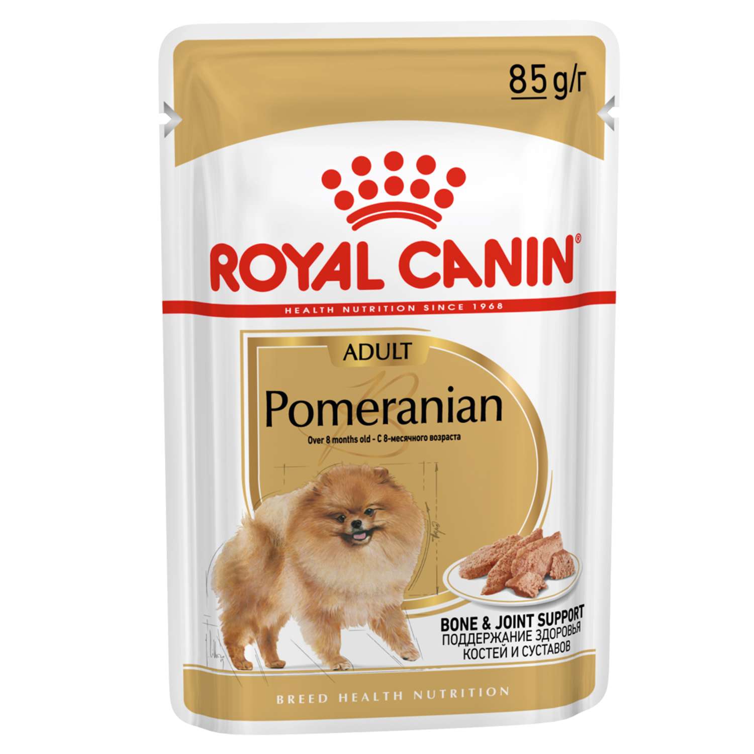 Корм для собак ROYAL CANIN породы померанский шпиц паштет пауч 85г - фото 2