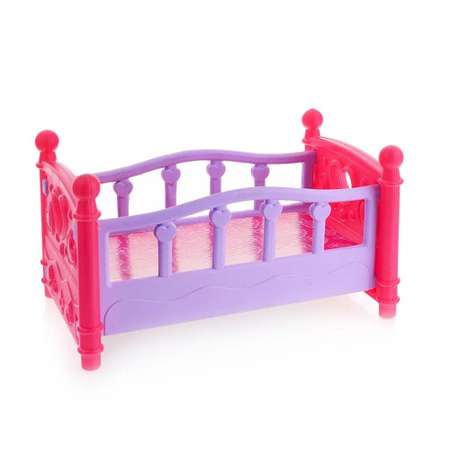 Пластиковая кроватка-качалка TOY MIX для кукол