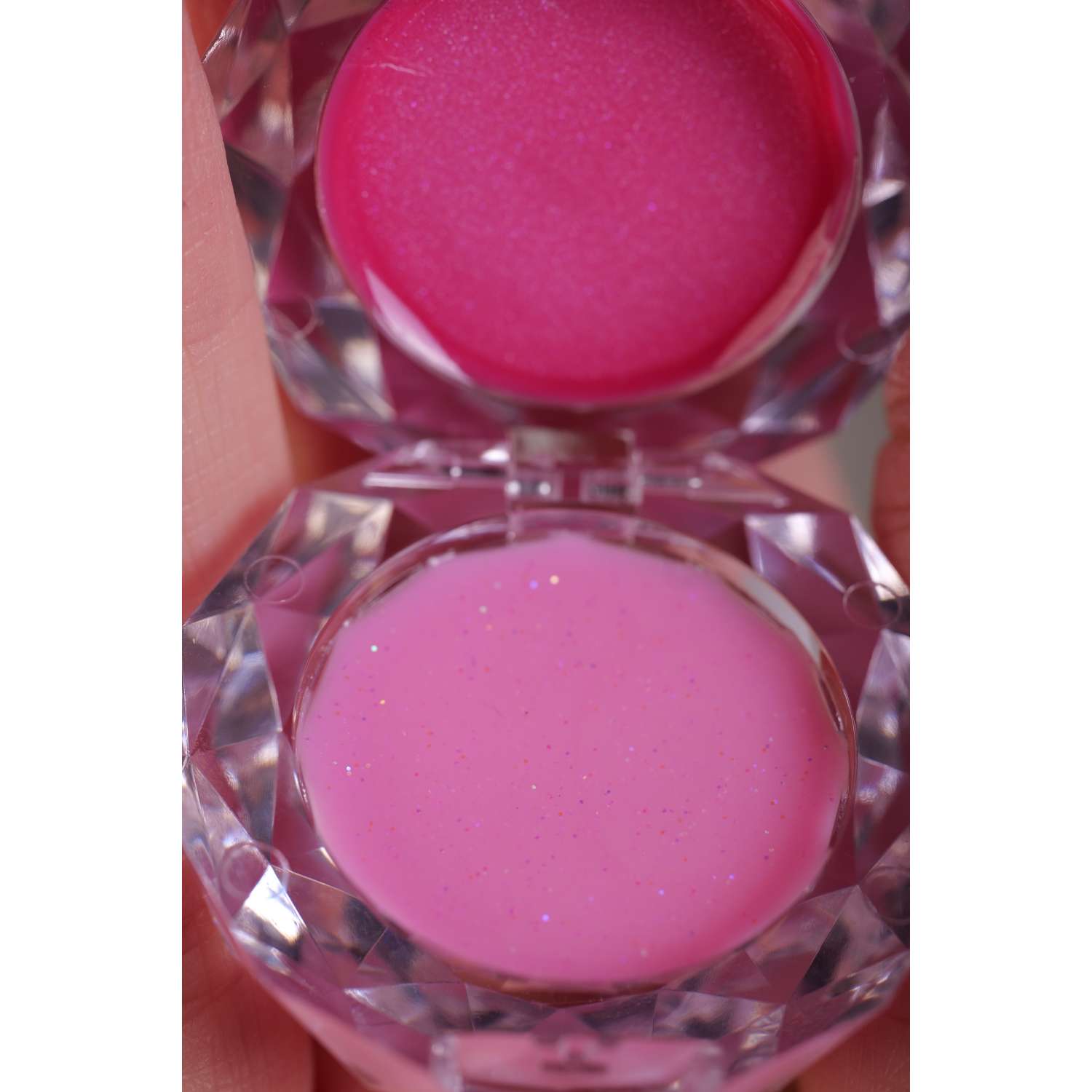 Блеск для губ Lukky Даймонд 2 в 1 цвет фуксия и розово-сиреневый - фото 2