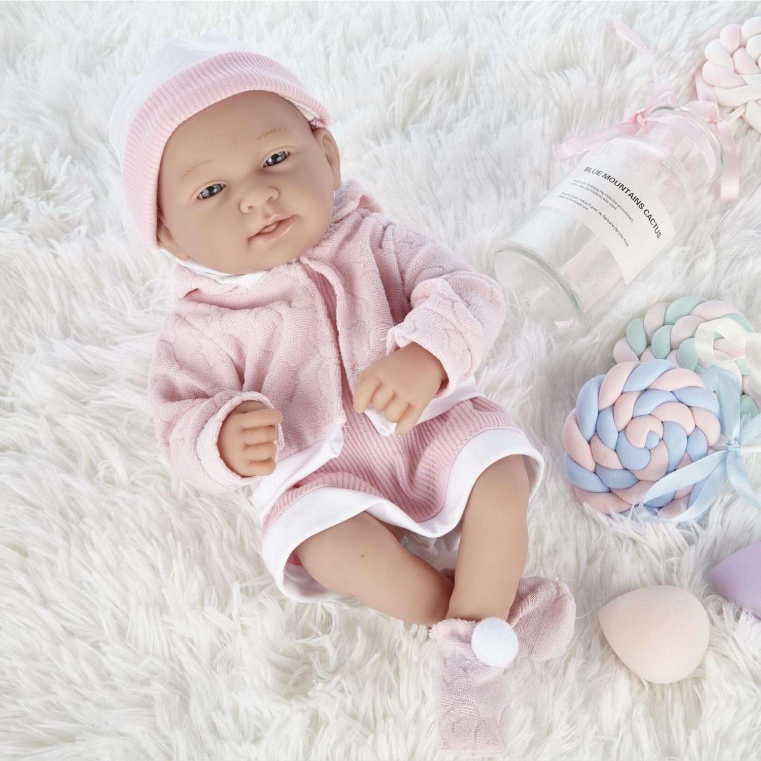 Кукла-пупс Junfa Pure Baby 35см в розовом платье WJ-B9969 - фото 3