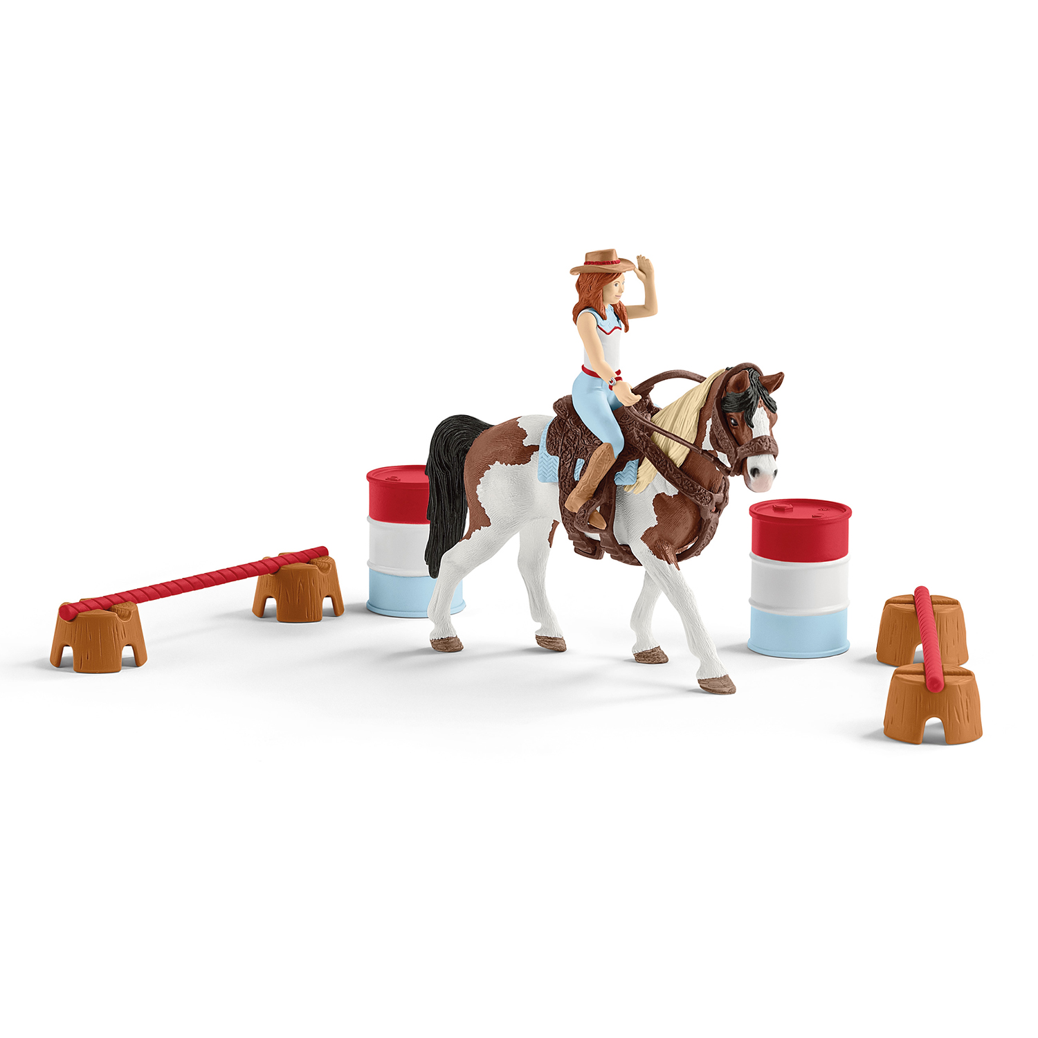 Набор SCHLEICH Ханна и родео 12элементов 42441 - фото 1