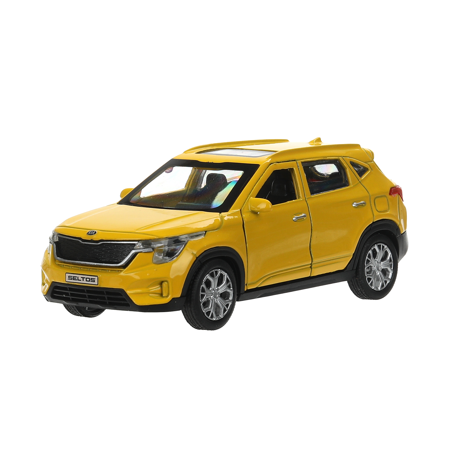 Автомобиль Технопарк KIA Seltos желтый 394416 - фото 4
