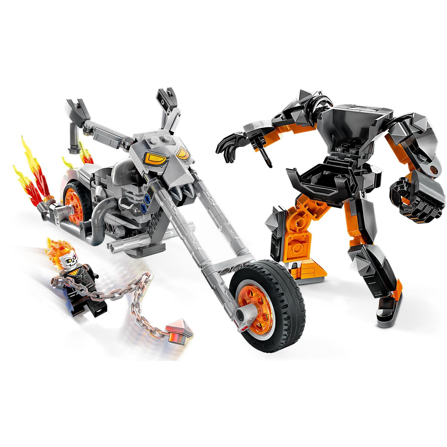 Конструктор LEGO DC Super Heroes Ghost Rider Mech and Bike 76245 - фото 3