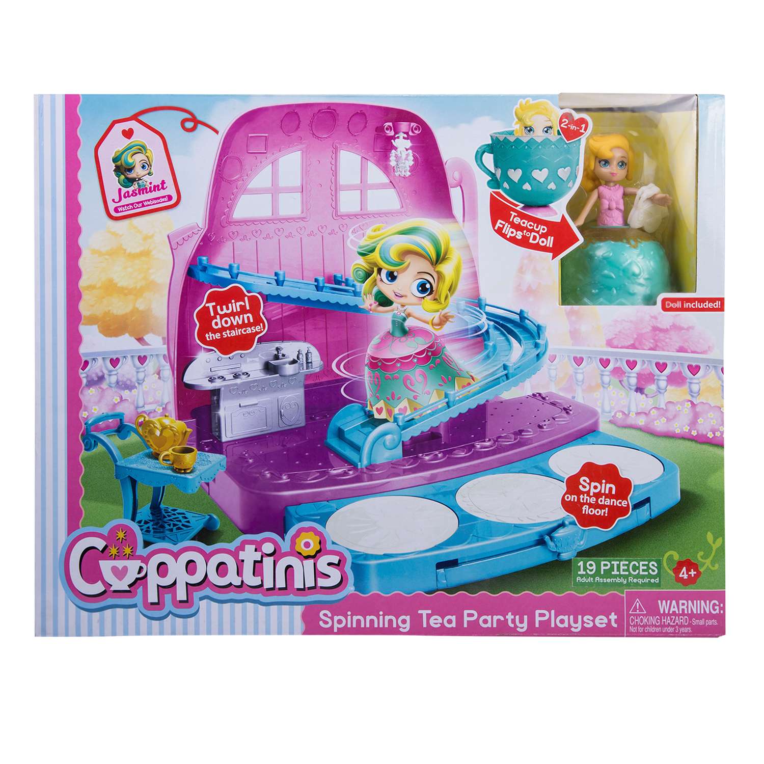 Набор игровой CUPPATINIS Spinning Tea Party Playset 46741 - фото 3