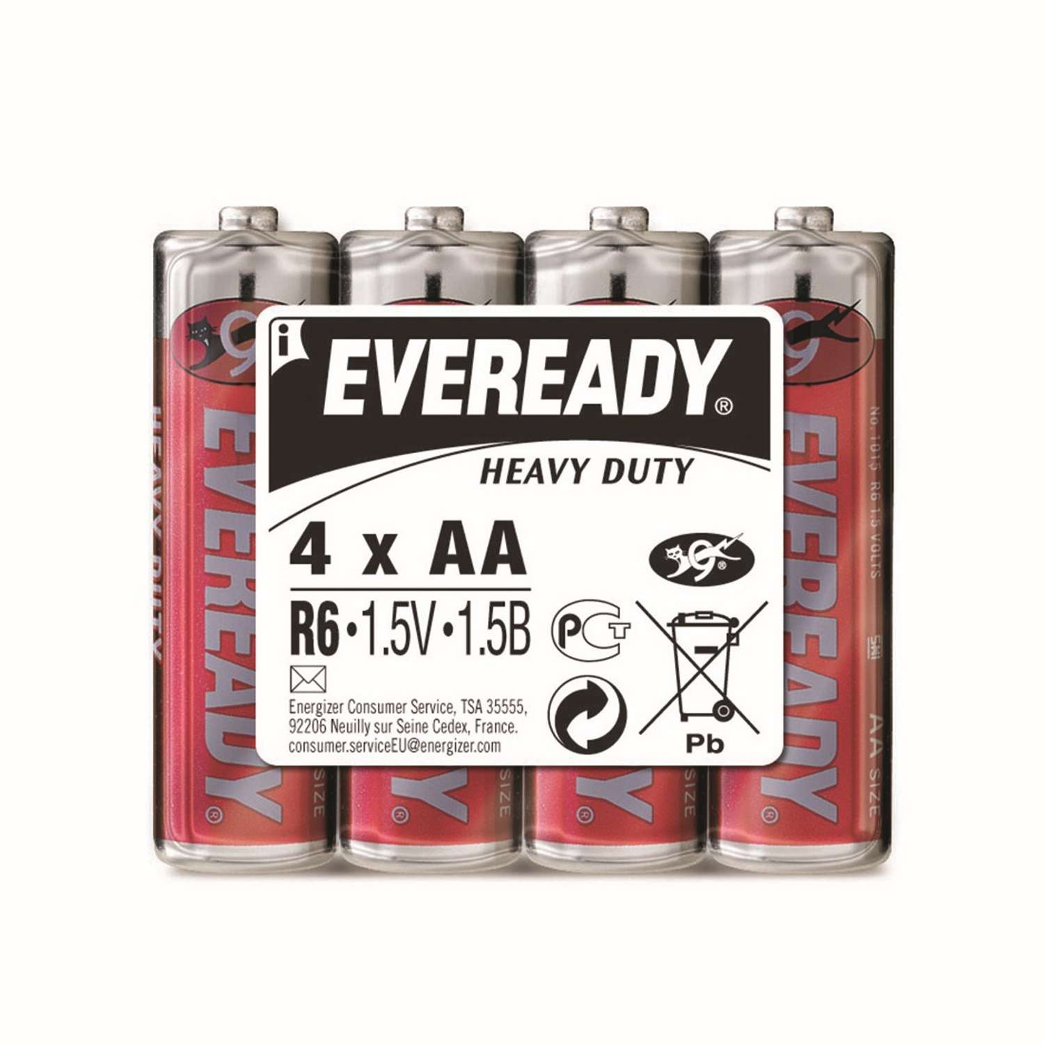 Батарейка Eveready HD R06 4хAA - фото 1