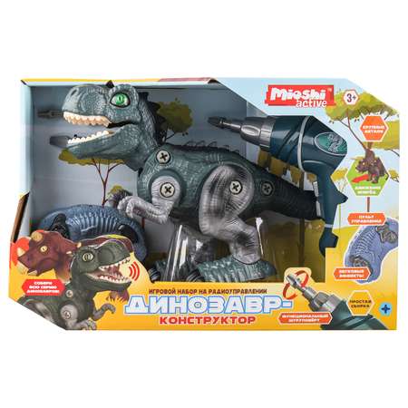 Игровой набор Mioshi Динозавр-конструктор: Тираннозавр 25х19 см