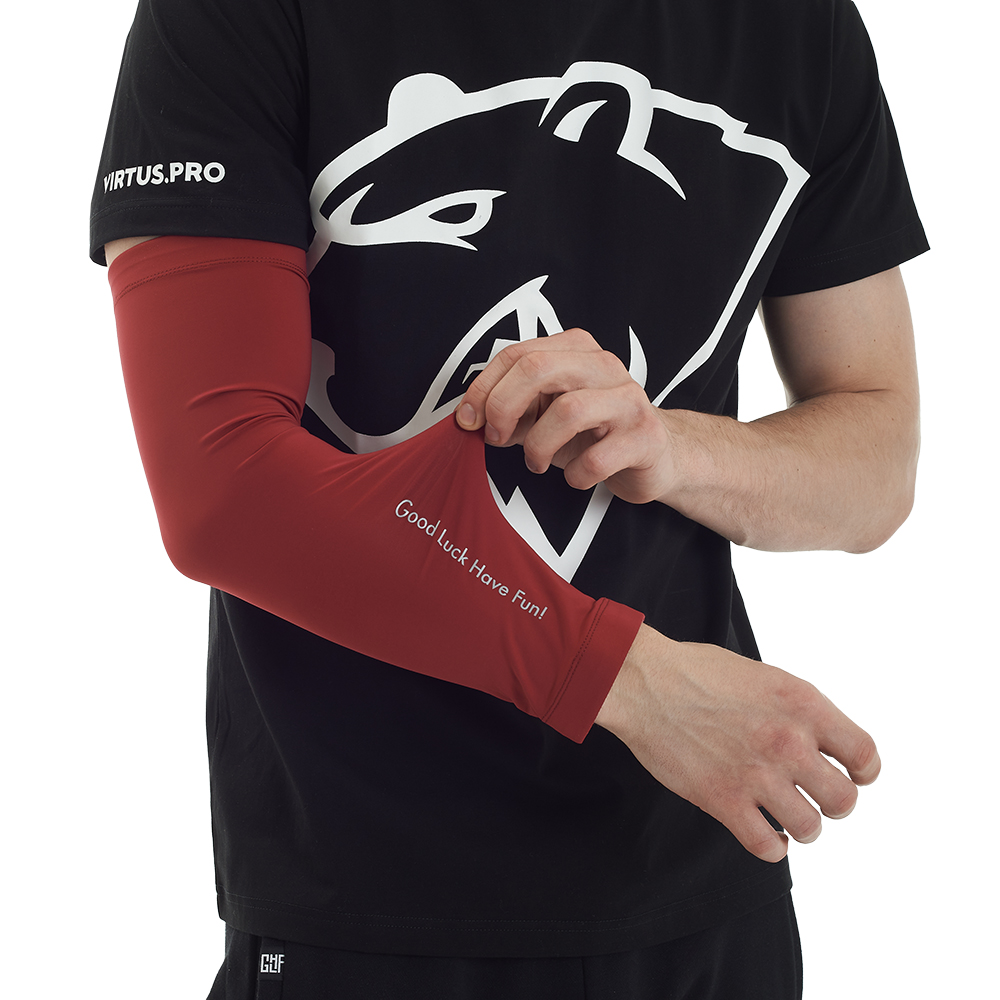 Геймерский рукав GLHF Compression Sleeve Red - S - фото 3