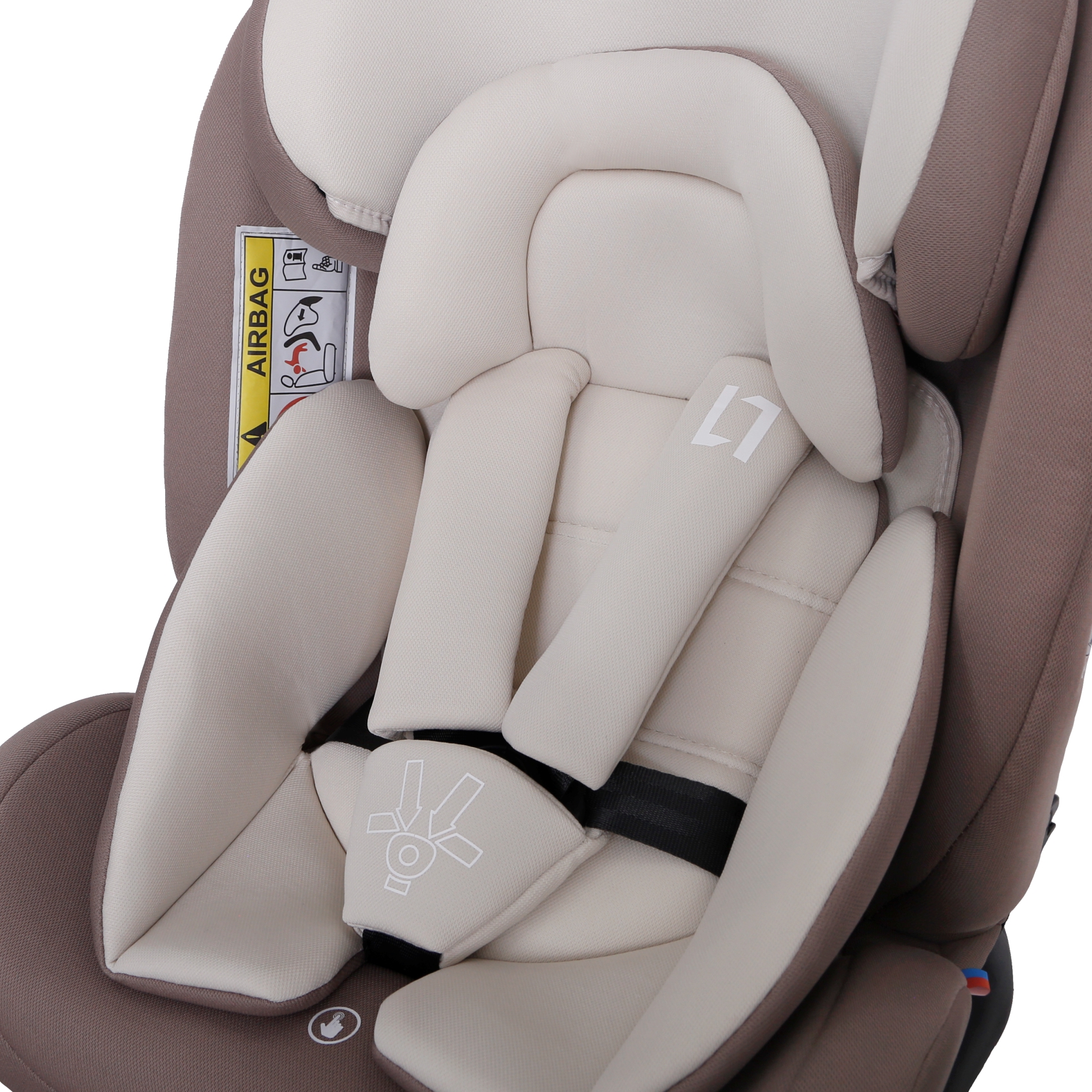 Детское автокресло Еду-Еду KS 360 ISOFIX гр.0+/I/II/III серия Level One beige - фото 9