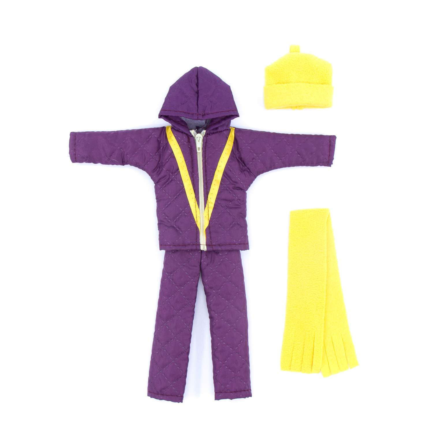 Комплект одежды Модница для куклы 29 см из синтепона 1404 фиолетовый 1404фиолетовый - фото 4