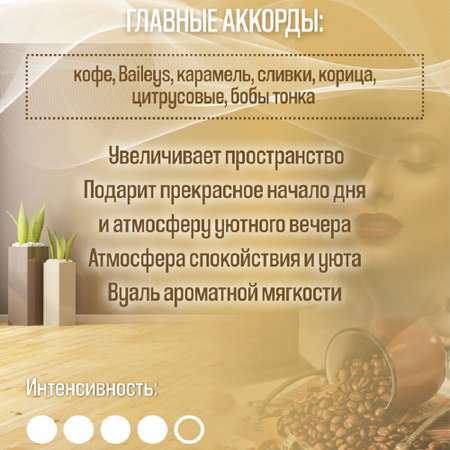 Ароматический спрей для дома AromaKo Coffee Baylis 50 мл